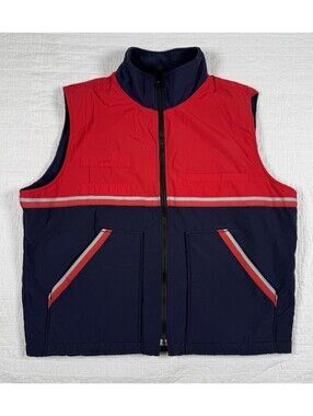 Vtg United Airlines Brookhurst Vest Men M Thinsulate Saul Bass Workwear Gorpcore